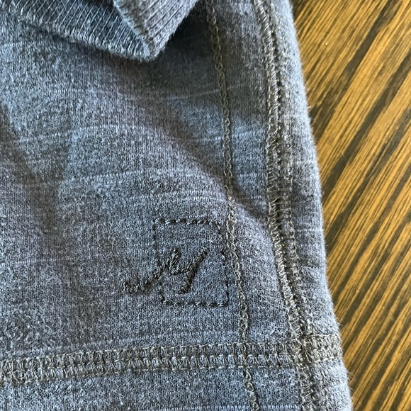 Vintage men’s Structure quarter zip small blue gray - Picture 5 of 7